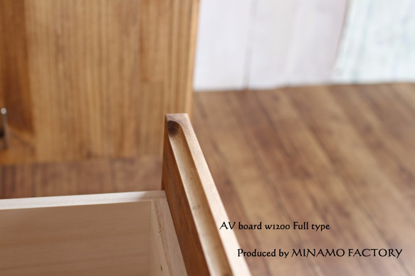 120cm 動画あり☆うれしい機能付き扉＋引き出し！　テレビボード 120cm