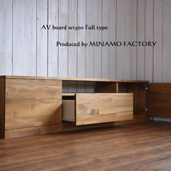 140cm 動画あり☆うれしい機能付き扉＋引き出し！　テレビボード 3枚目の画像