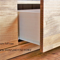 140cm 動画あり☆うれしい機能付き扉＋引き出し！　テレビボード 4枚目の画像