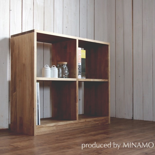 W800 オープンシェルフ 4スペース 可動棚☆ 棚・シェルフ・ラック