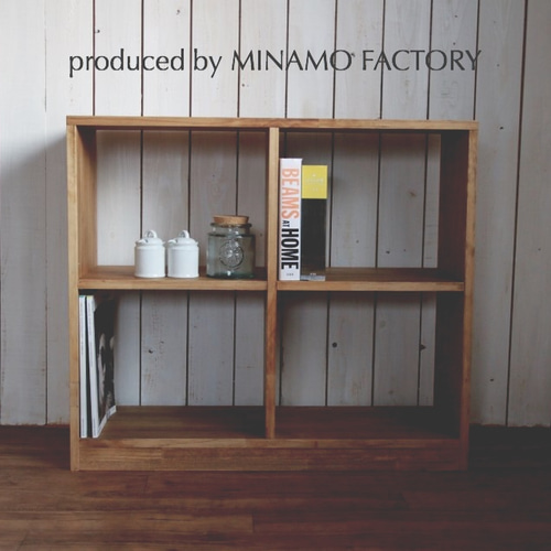 W800 オープンシェルフ 4スペース 可動棚☆ 棚・シェルフ・ラック