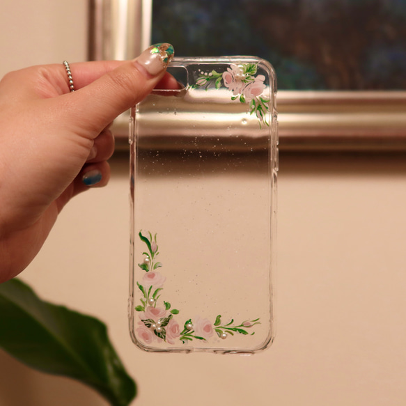 トールペイントスマホケース 専用ページ イニシャル入りメガネケースと