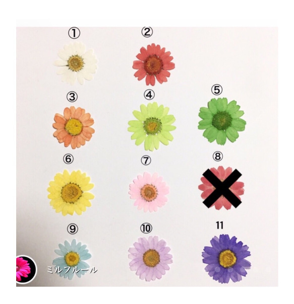 花色・パール・ツイード色選べます♡ツイードのみも可能♡  ペイントスマホケース　押し花スマホケース 全機種対応 6枚目の画像