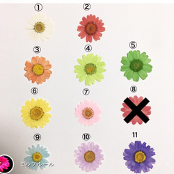 各花色選べます♡ ペイントスマホケース　押し花ケース 全機種対応 6枚目の画像