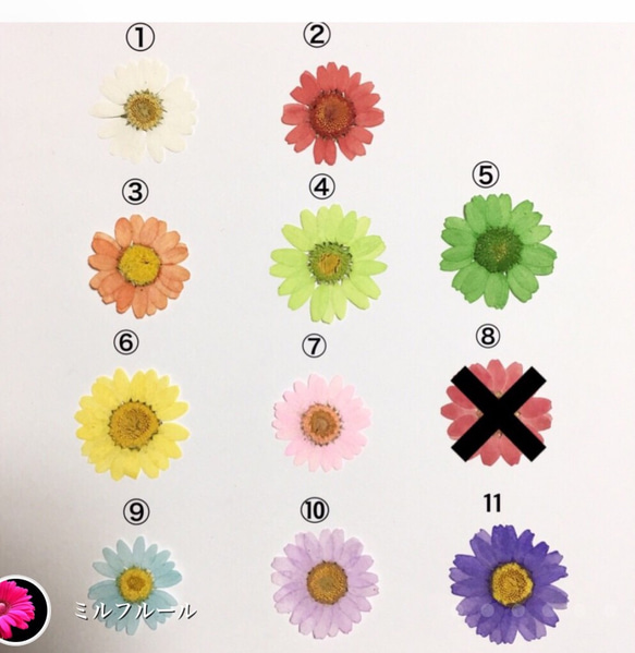 各花色選べます♡ ペイントスマホケース　押し花ケース 全機種対応 6枚目の画像