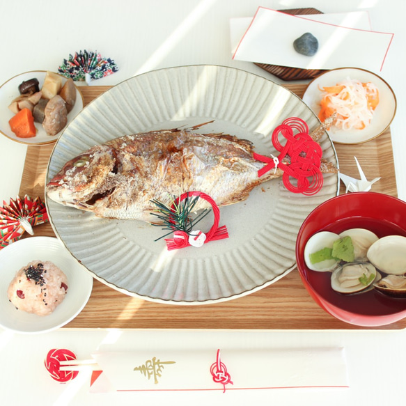 【今だけ15％OFF！】悩めるお母さんを救う！お食い初めセット！２way♪終わった後もお飾りに使えます♪ 2枚目の画像