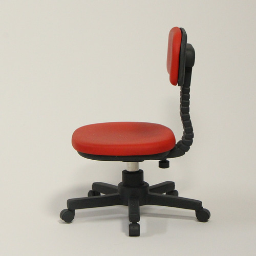 1/10ミニチュアオフィスチェア（レッド） その他置物 さすらい堂 通販