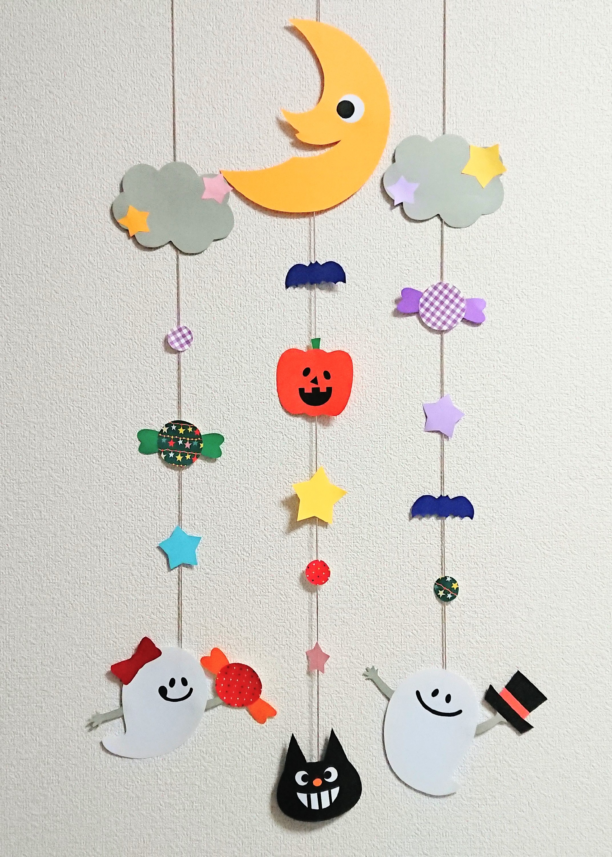 ハロウィン　リース　製作キット　壁面飾り　吊るし飾り　秋　保育　高齢者　クラフト ハロウィンリース製作キット壁面飾り吊るし飾り秋保育高齢者クラフト