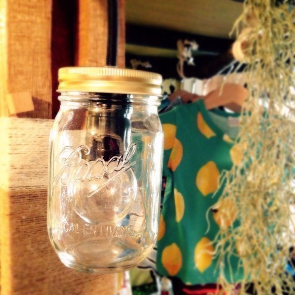 Jar燈 -  Mason Jar吊燈 - 清晰 第2張的照片