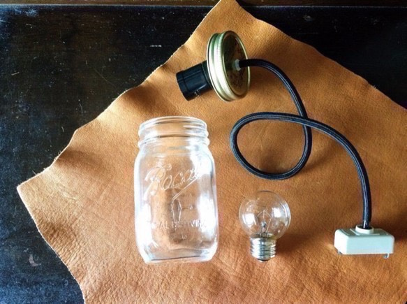 Jar燈 -  Mason Jar吊燈 - 清晰 第3張的照片