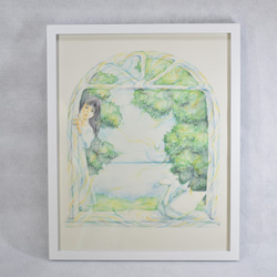 癒しの絵　ブランコ　水彩画パステル画 幸福の幻が揺れる －フラゴナールの絵画『ぶらんこ』の美しさ