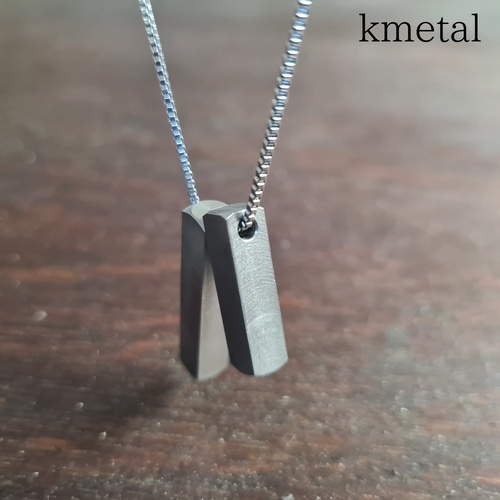 kmetal】【日本製】ネックレス ステンレス 四角 メンズ kmetal】【日本製】ネックレス ステンレス 四角 メンズ