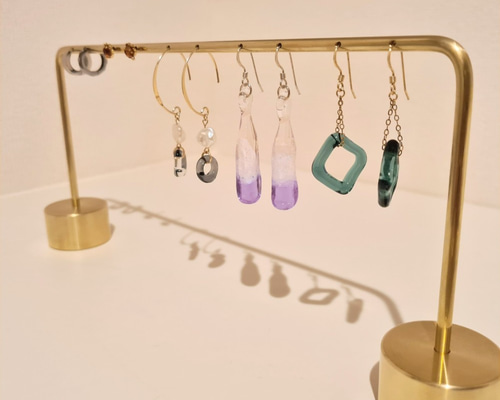 【門型 3本】【完全オーダーメイド】アクセサリスタンド  真鍮製  kl 0_740d5bbc8e628d377f817424bf3c