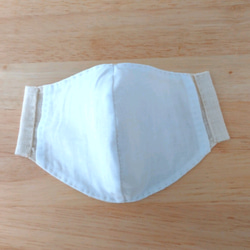 【手縫い】夏マスク(立体) フィルターポケット付き　Mサイズ(カマイルカ) 3枚目の画像