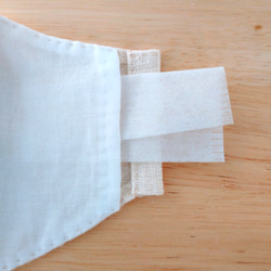 【手縫い】夏マスク(立体) フィルターポケット付き　Mサイズ(カマイルカ) 4枚目の画像