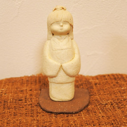 和紙人形『おすまし』 1枚目の画像