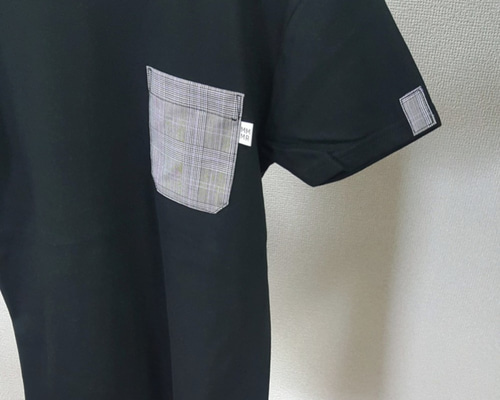 ポケット付き黒Tシャツ United Athle Tシャツ ポケット付き ポケT レディース オーバー