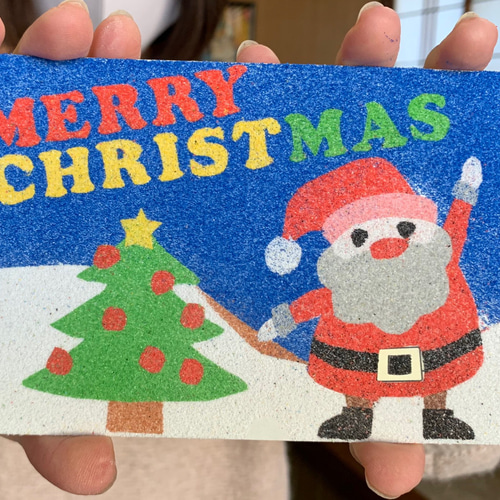 お家やイベント、パーティーで作ろう！クリスマス砂絵カード その他