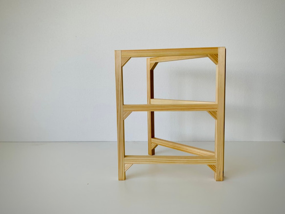 折り畳み式・木製キッチン布巾掛け 4枚目の画像