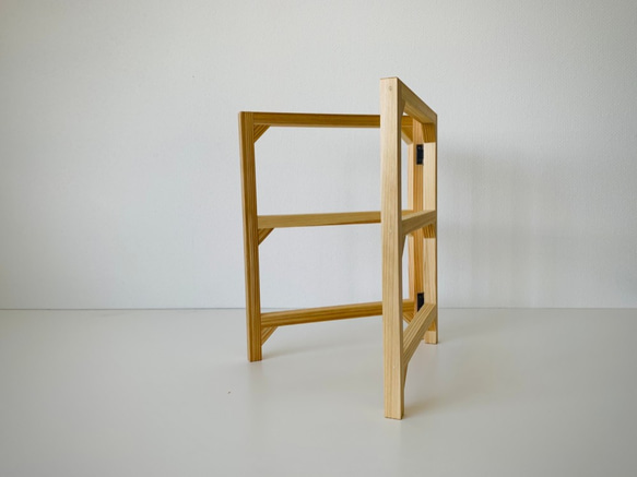 折り畳み式・木製キッチン布巾掛け 5枚目の画像