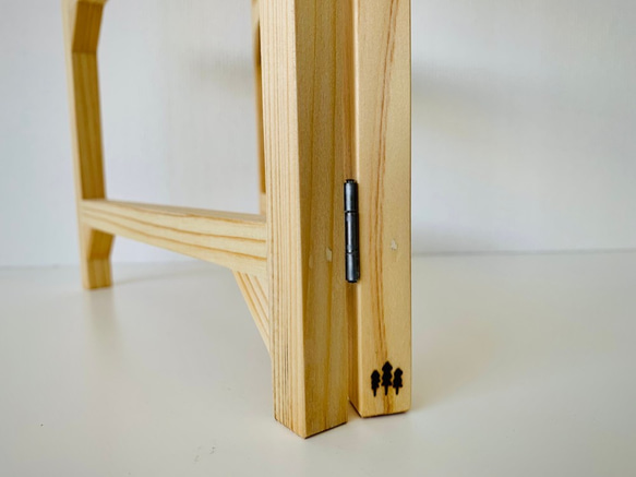 折り畳み式・木製キッチン布巾掛け 6枚目の画像