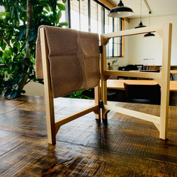 折り畳み式・木製キッチン布巾掛け 7枚目の画像