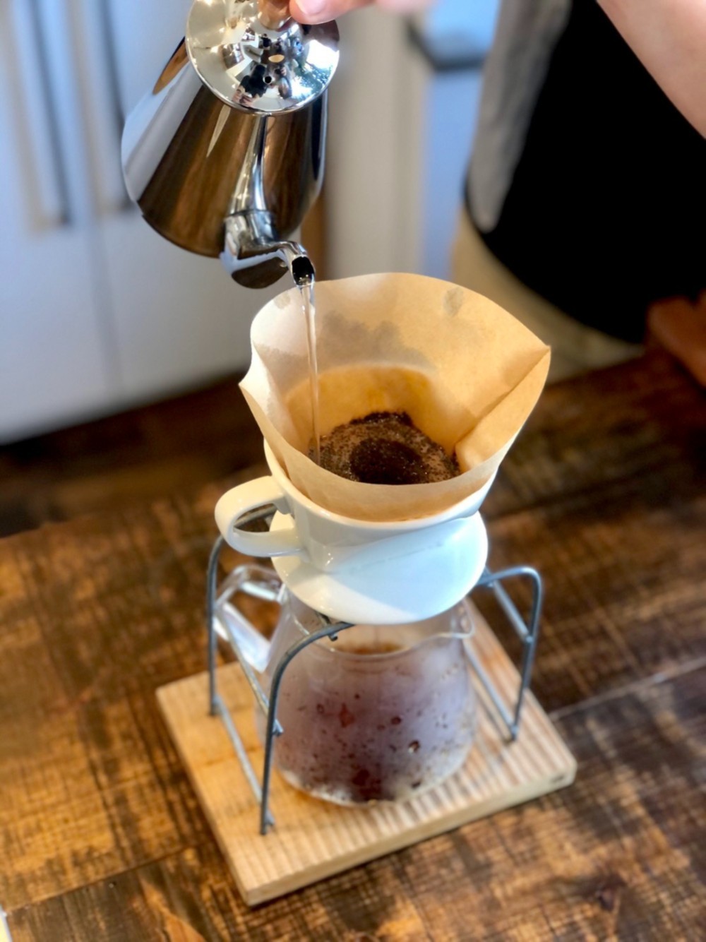 木製コーヒードリップスタンド｜詳細画像