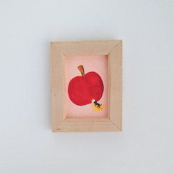 『りんごへの入口』　※ミニ原画（オイルパステル） 1枚目の画像