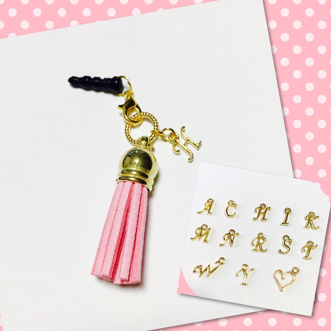 ☆イニシャルスマピ&ストラップ☆ 絞め