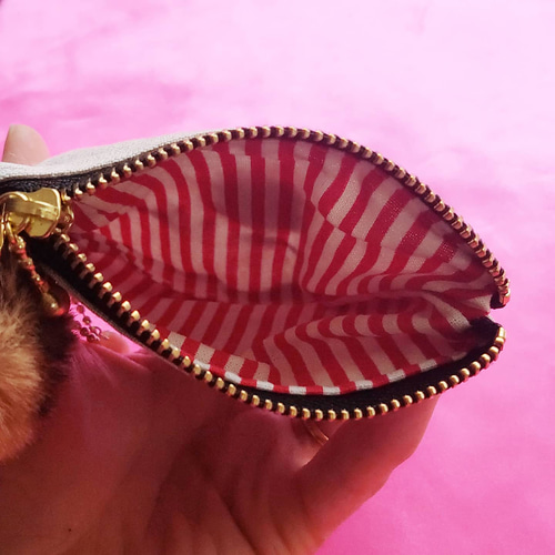 ★超ーお得★在庫のみ 【PINK】 ★レインボー ヤシの木 ポーチ★ おおきいひきだしポーチ / LIBERTY FABRICS Decadent Blooms