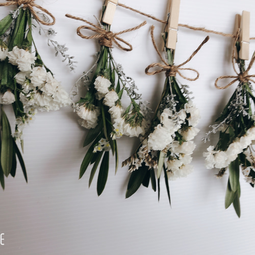 ドライフラワーガーランド♡オーダー受付♡ ドライフラワーオリーブガーランド ドライフラワー Rest garden 通販