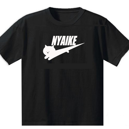 ☆4.6オンス☆ニャイキT限定特別特価☆黒XL☆1600円 Tシャツ nob