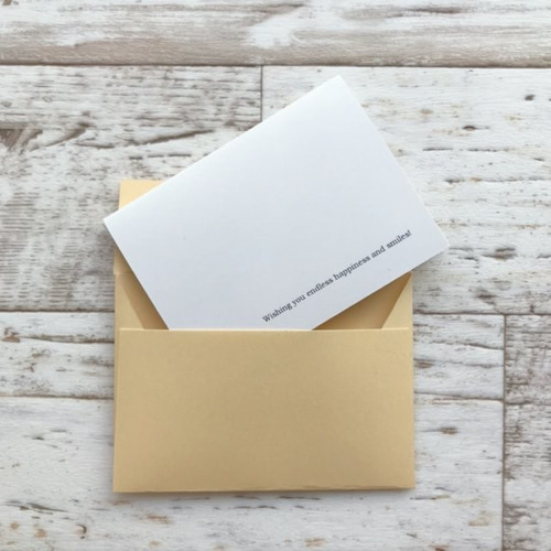 ♡小花の二つ折りギフトカード♡サンキューレター♡結婚・出産祝い