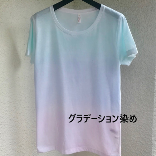 グラデーション 染め レディース Tシャツ Tシャツ ice-gigi 通販