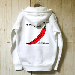 CHILLI PEPPER / フロントジップパーカー 1枚目の画像