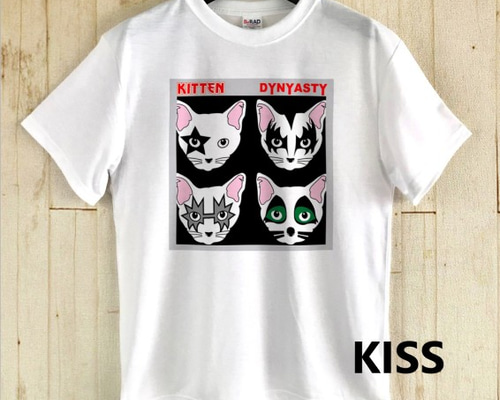 【高価値】 NYA（ニャー）MUSIC / KISS / Tシャツ Tシャツ ice-gigi 通販 ミュージシャン