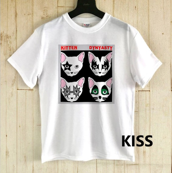 NYA（ニャー）MUSIC / KISS / Tシャツ Tシャツ ice-gigi 通販