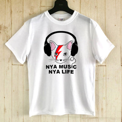 NYA（ニャー）MUSIC / BOWIE / Tシャツ 1枚目の画像