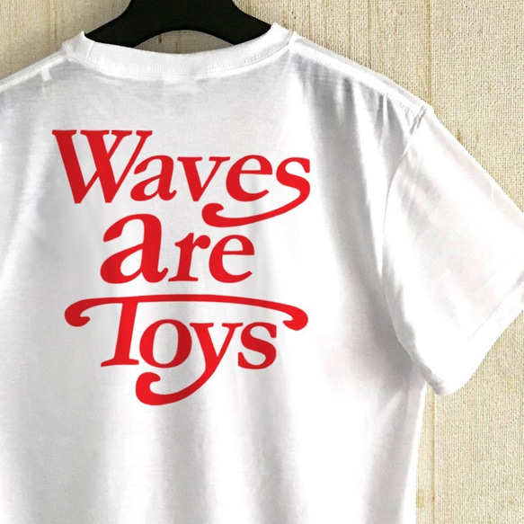 レジェンドサーファー名言Tシャツ / Waves are toys 3枚目の画像