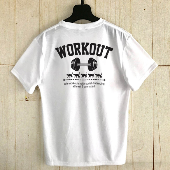 WORKOUT ＋ CATS / Tシャツ 2枚目の画像