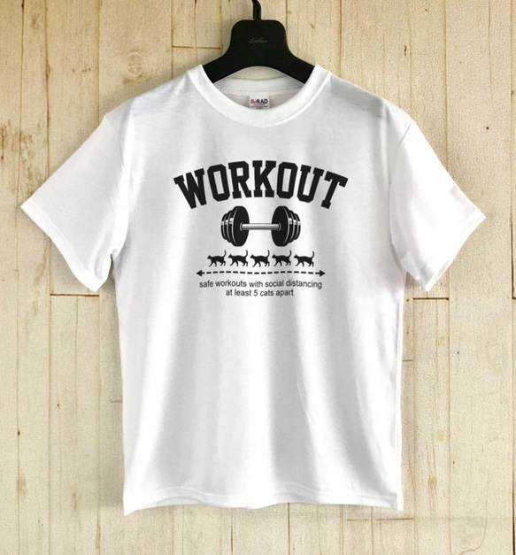 WORKOUT ＋ CATS / Tシャツ 4枚目の画像