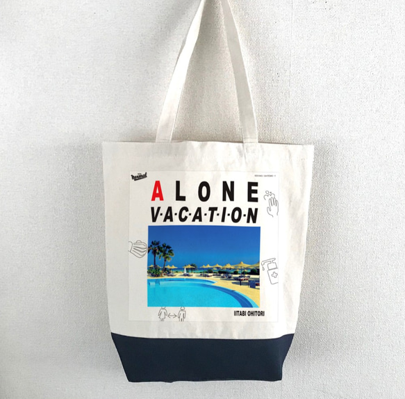 ALONE VACATION / トートバッグ 2枚目の画像