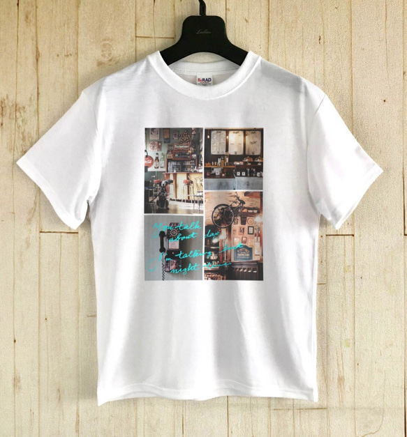 CAFE / カラーフォトTシャツ 2枚目の画像