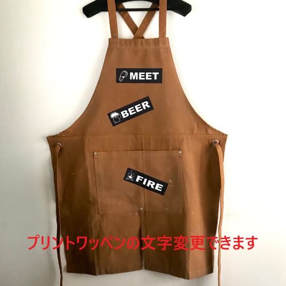 ビンテージ　“ONE GOAL” ベスト風キャンバスエプロン ビンテージ “ONE GOAL” ベスト風キャンバスエプロン ビンテージ