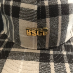 BSCB BEIGE / ウールチェック フラットバイザーキャップ 3枚目の画像