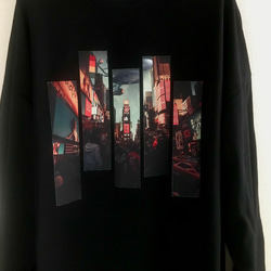 タイムズスクエア / ビッグシルエット ロングスリーブ Tシャツ 5枚目の画像