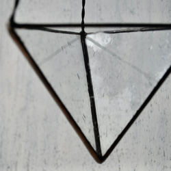 ステンドグラスの三角形プランター　【Triangular Planter】インテリア 3枚目の画像