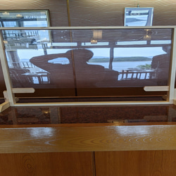 「コロナシールド　スタンダート　ラージ」　木製パーテーション　和風　パーテーション　卓上　 1枚目の画像