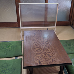 「座卓パーテーション」宴会場など畳のあるお店におすすめです。　木製パーテーション　和風　パーテーション　衝立　 4枚目の画像