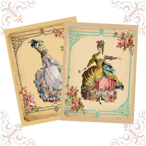 マリーアントワネット きらきらポストカード4柄セット ポストカード